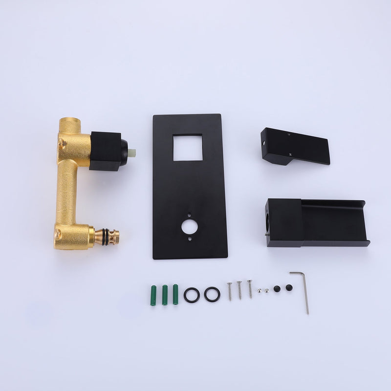 Single Hole Black Vessel Sink Bathroom Faucet