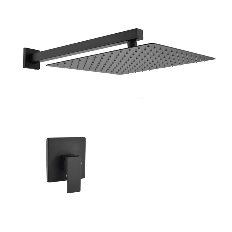 Modern Wall Mounted Ultra-thin Square Shower Bar System