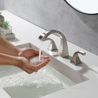 8 in. Widespread Double Handle Bathroom Faucet