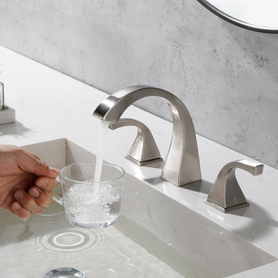 8 in. Widespread Double Handle Bathroom Faucet