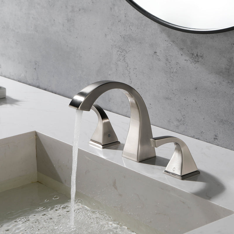 8 in. Widespread Double Handle Bathroom Faucet