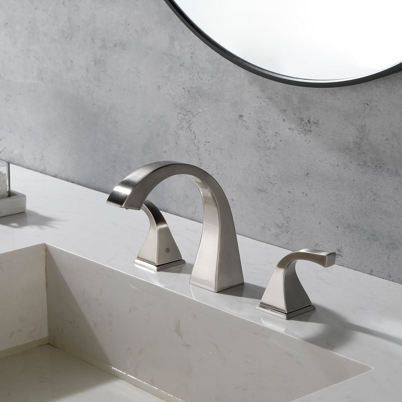 8 in. Widespread Double Handle Bathroom Faucet