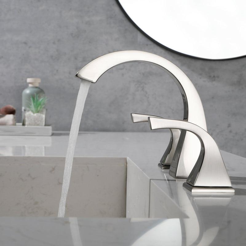 8 in. Widespread Double Handle Bathroom Faucet