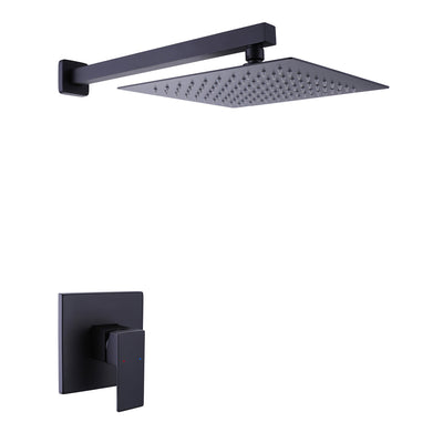 Modern Wall Mounted Ultra-thin Square Shower Bar System