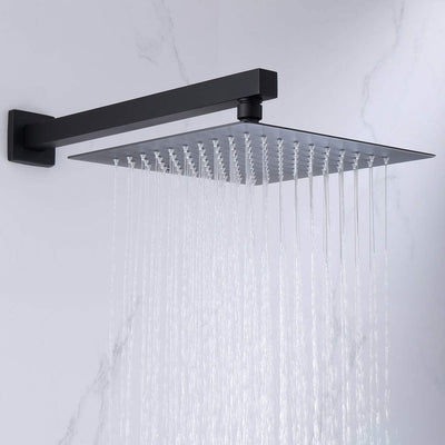 Modern Wall Mounted Ultra-thin Square Shower Bar System